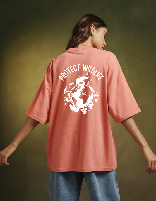 Protect Wildlife Oversized T-Shirt