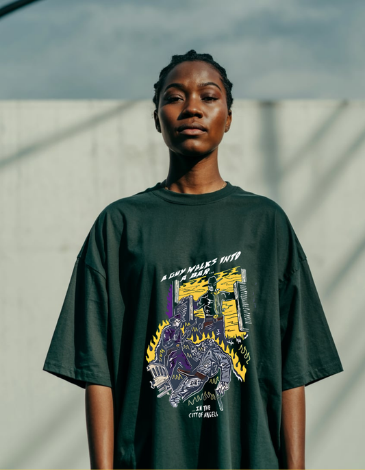 Skull Cowboy Oversized T-Shirt