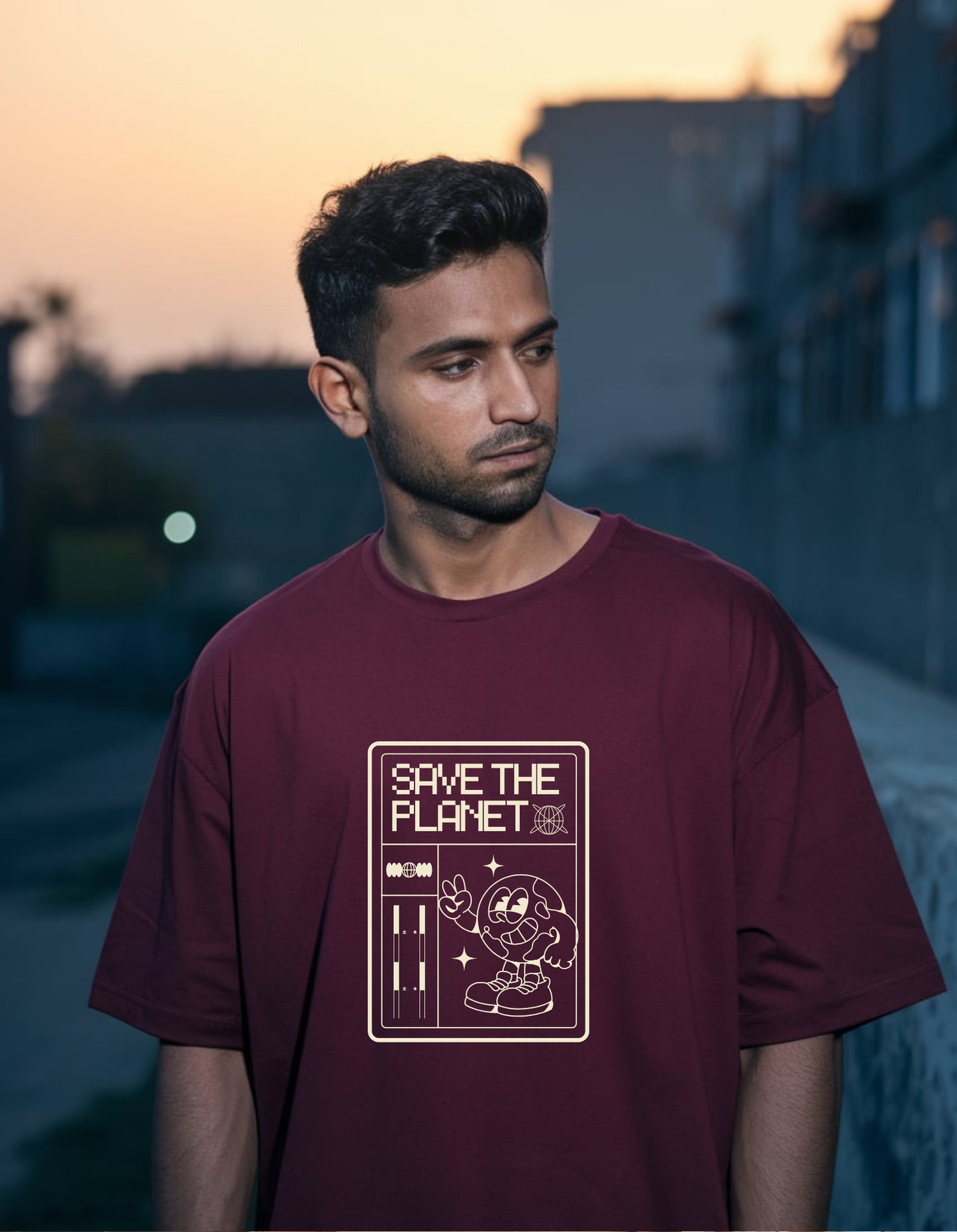 Save The Planet Oversized T-Shirt