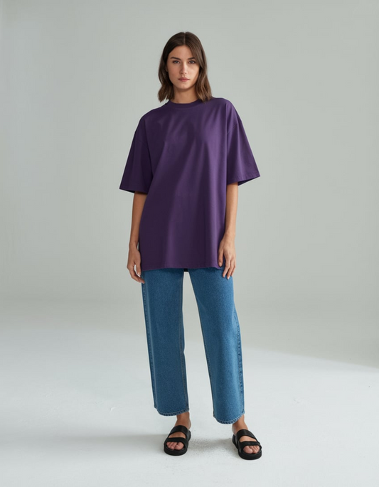 Purple Oversized T-Shirt
