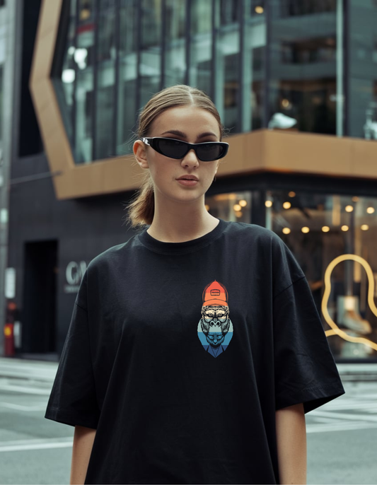 Gangster Monkey Oversized T-Shirt