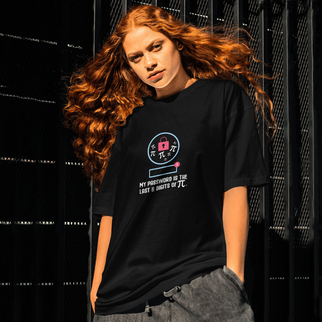 Pi Password Oversized T-Shirt
