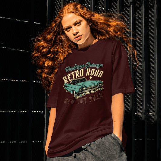 Retro Road Oversized T-Shirt