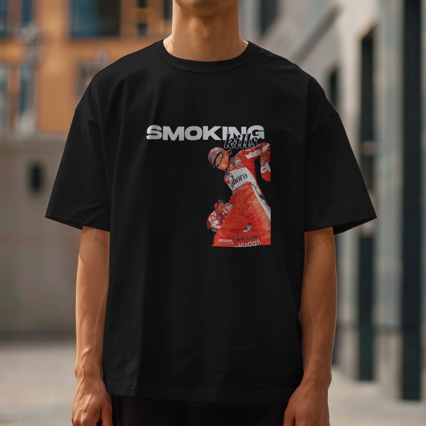 Smoking Racer Oversized T-Shirt