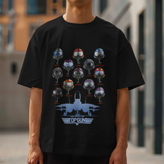 Top Gun Helmets Oversized T-Shirt
