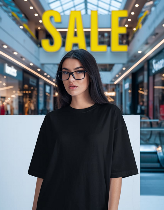 Black Oversized T-Shirt