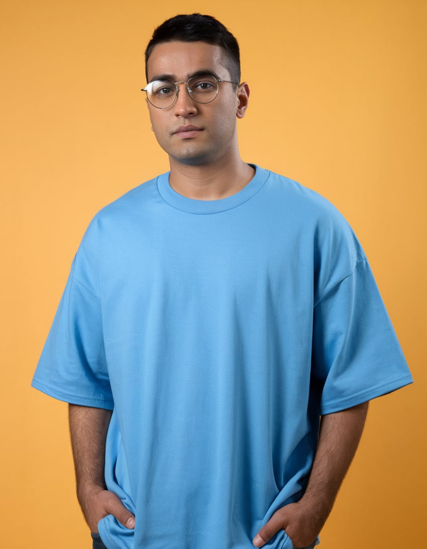 French Terry Solids Oversized T-Shirt
