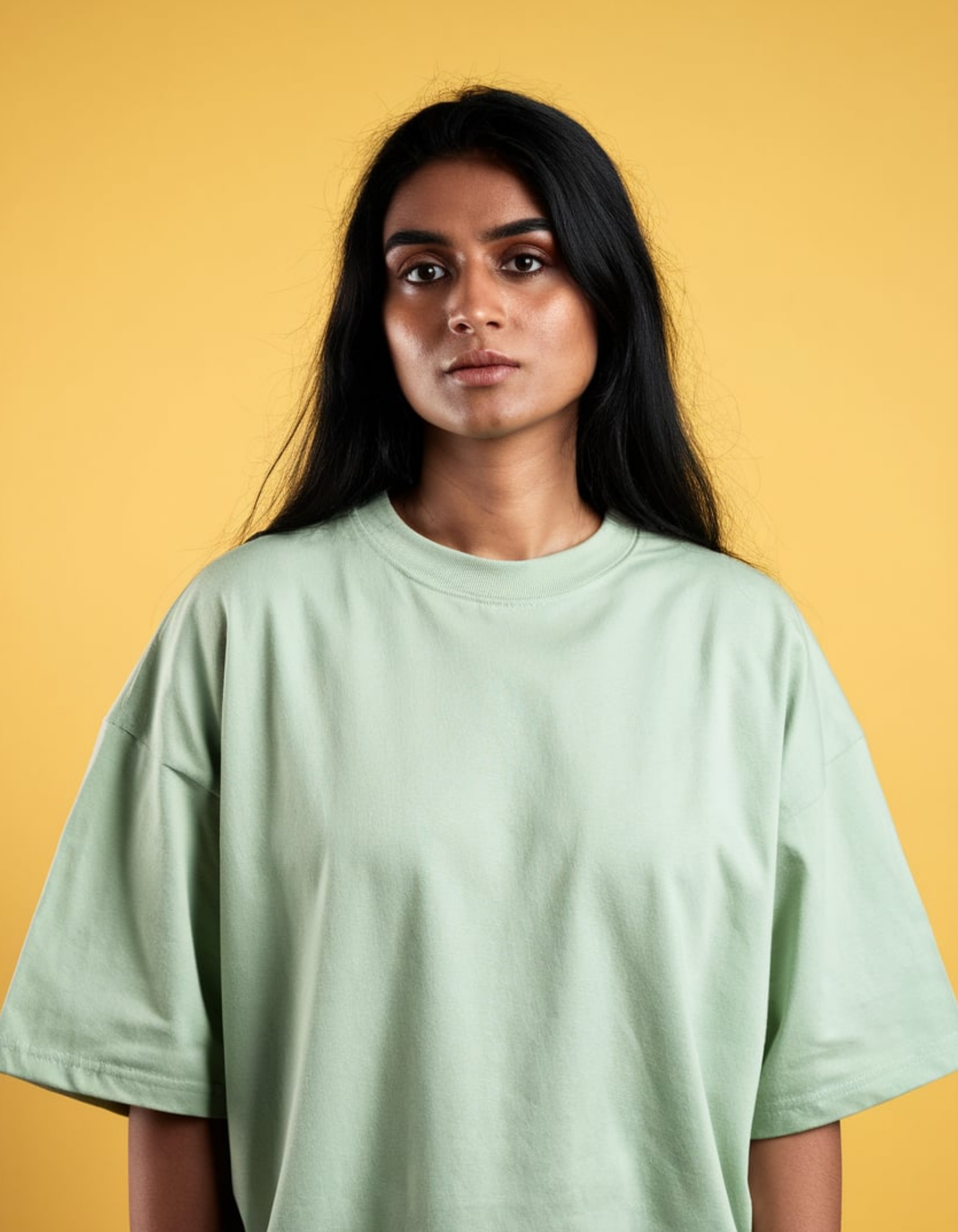 French Terry Solids Oversized T-Shirt