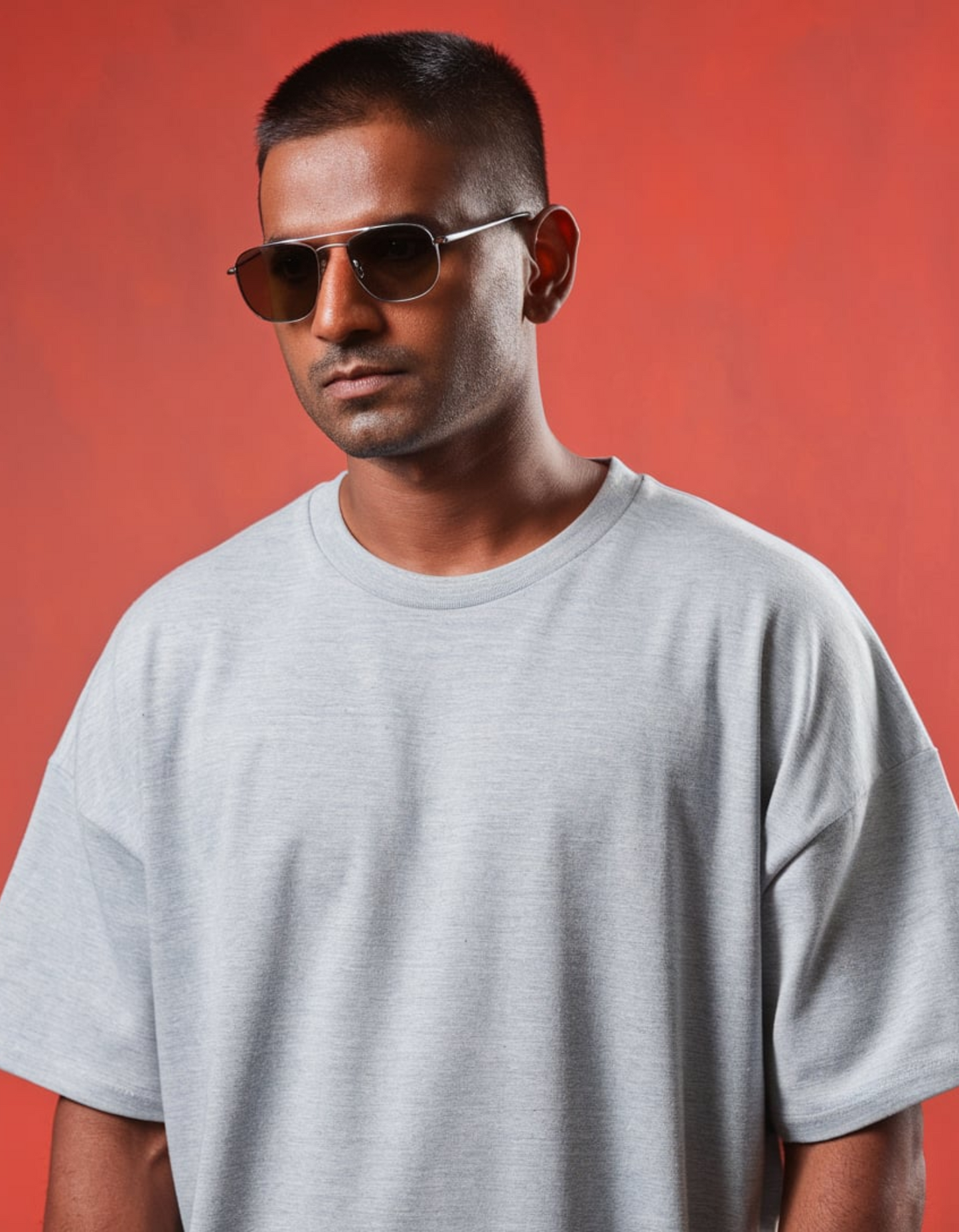 Grey Oversized T-Shirt
