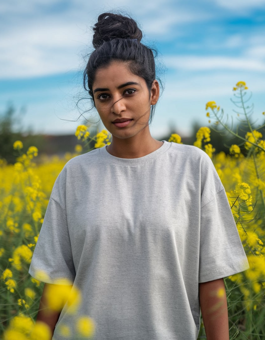 Grey Oversized T-Shirt