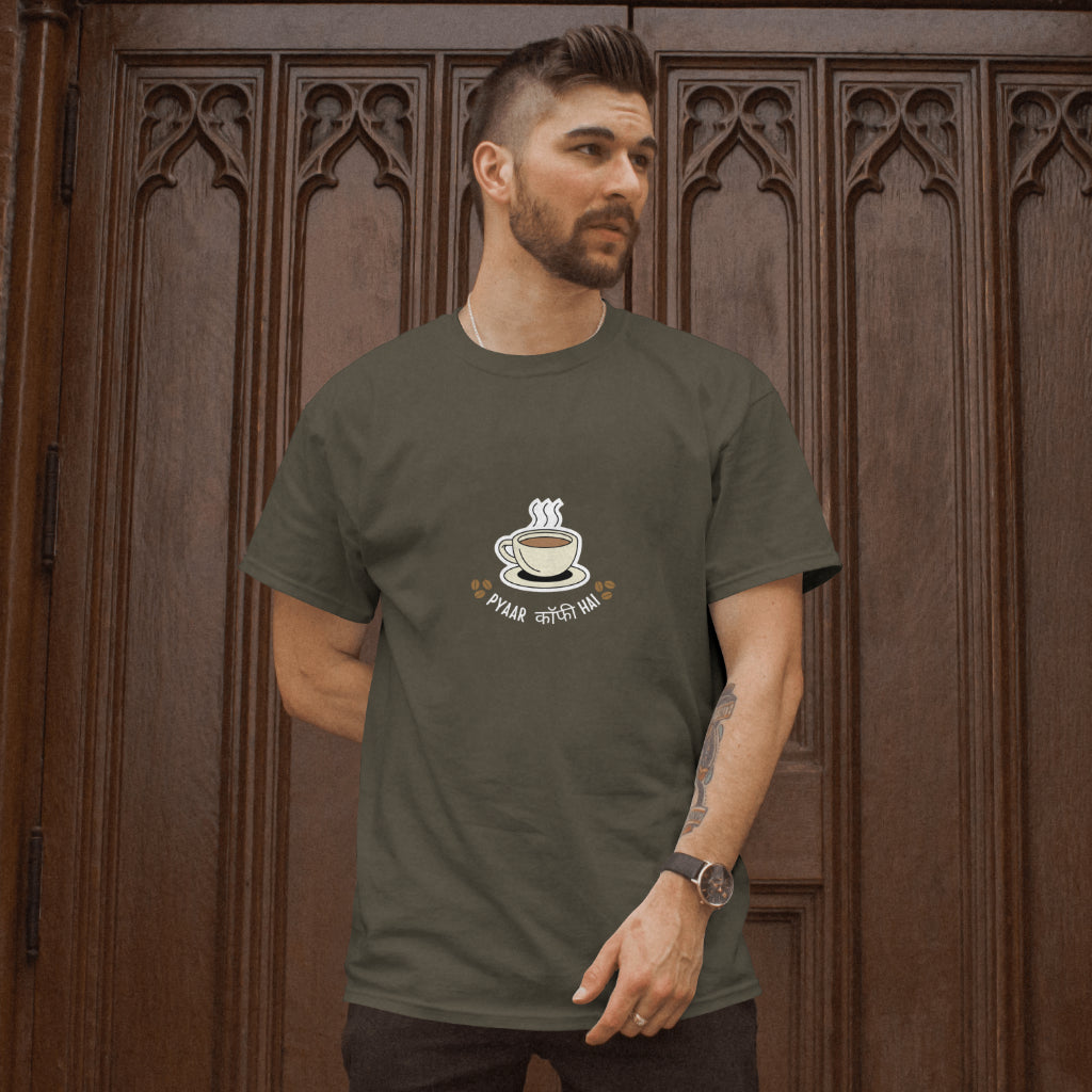 Coffee Pyaar Unisex Classic Oversized T-Shirt