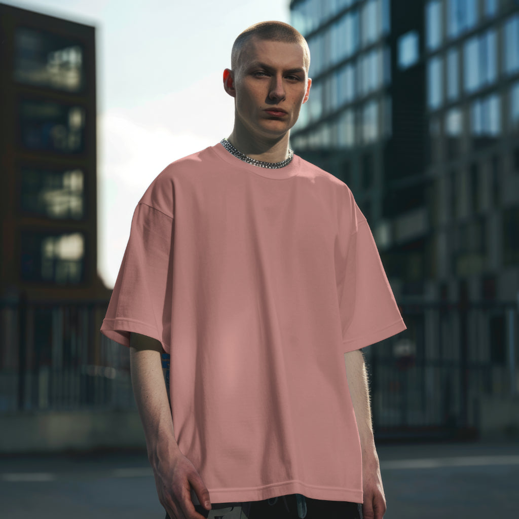 French Terry Solids Oversized T-Shirt