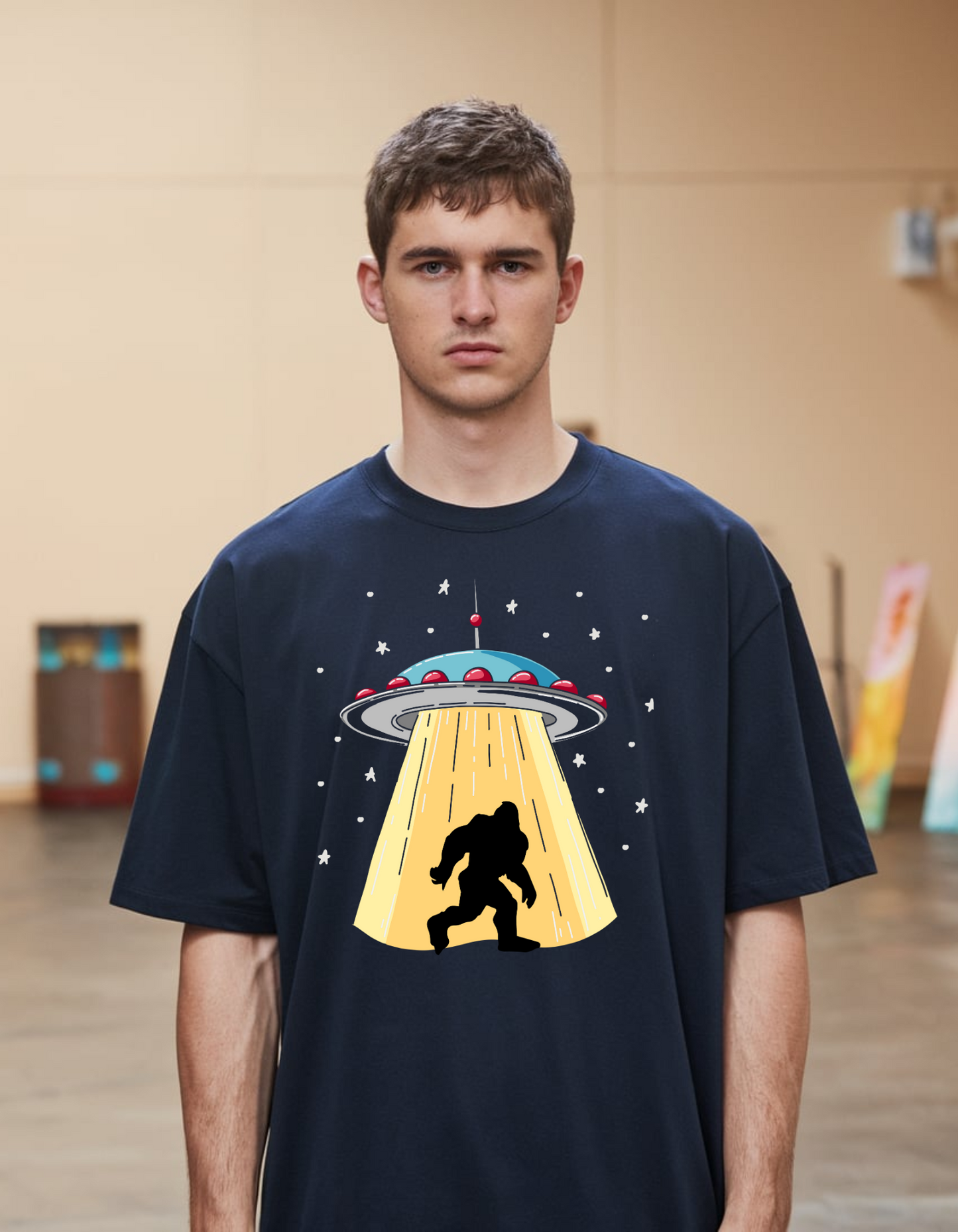 Alien Bigfoot Oversized T-Shirt
