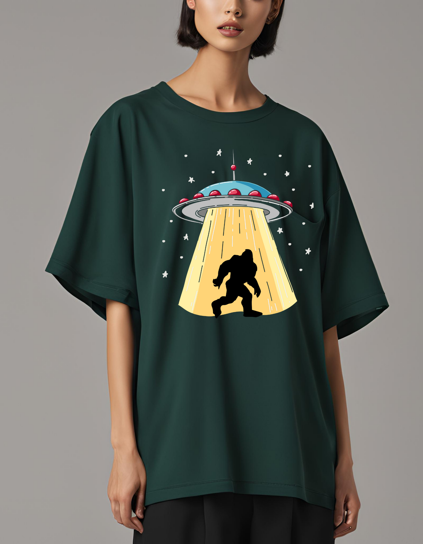 Alien Bigfoot Oversized T-Shirt