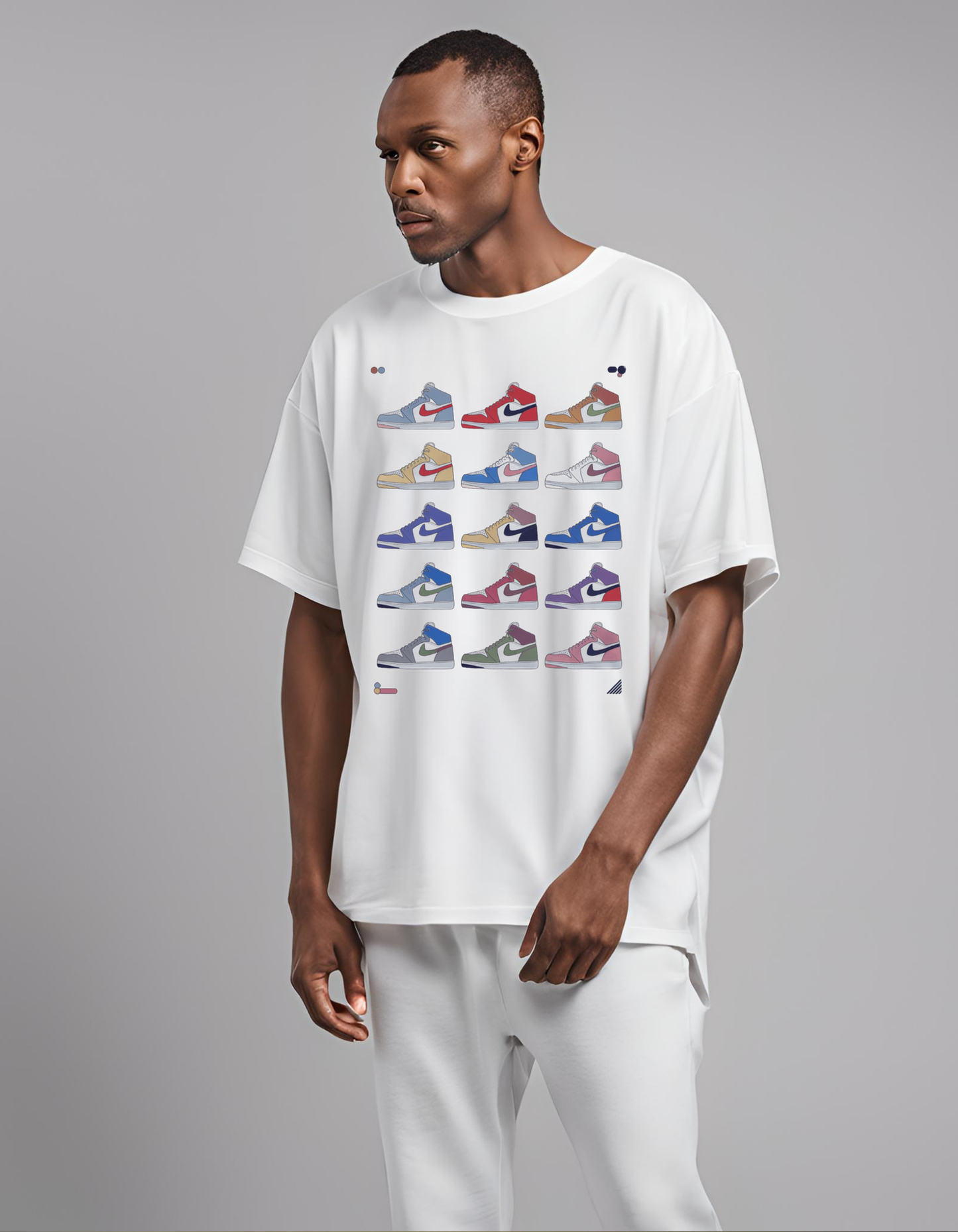 Retro SneakerBoard Oversized T-Shirt