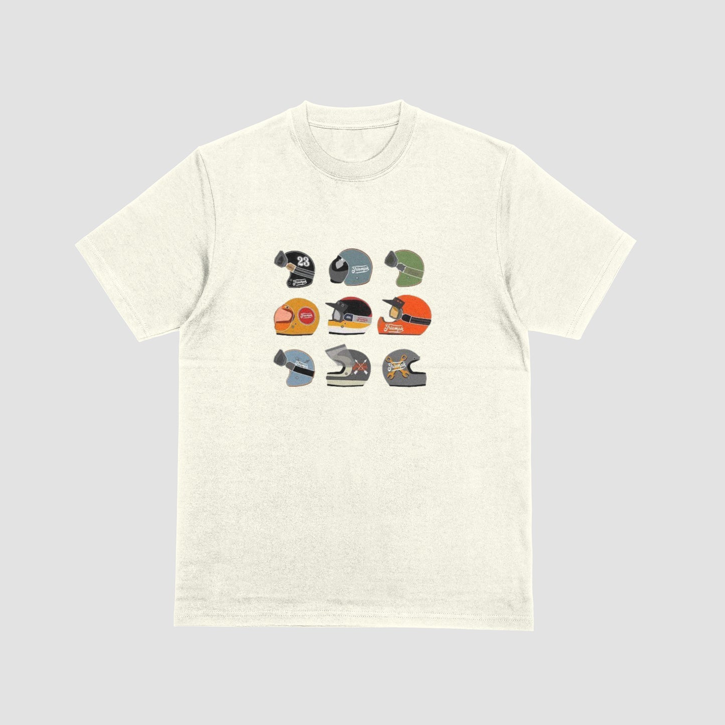 Helmet Grid Oversized T-Shirt