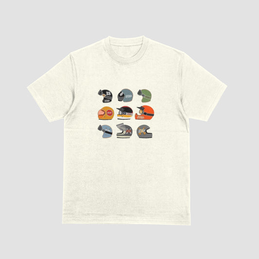 Helmet Grid Oversized T-Shirt