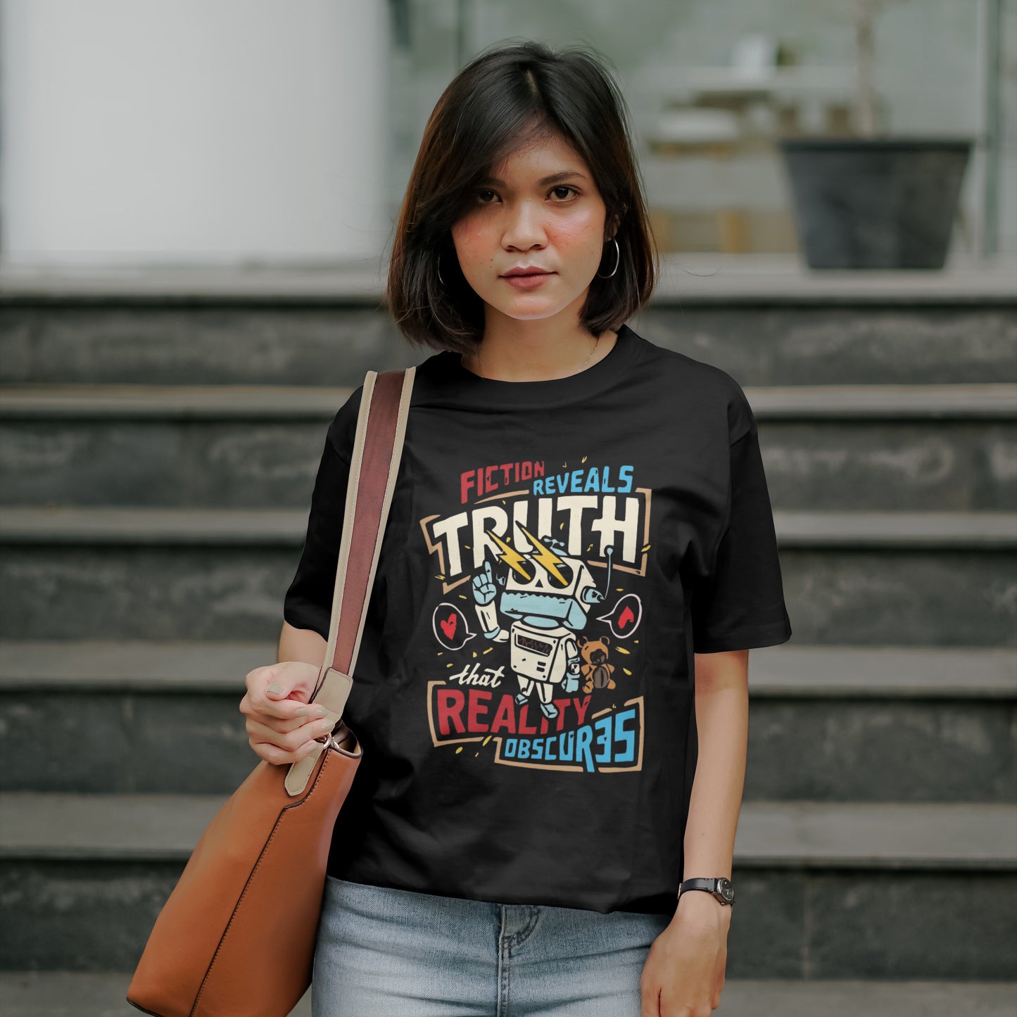 Obscured Reality Oversized T-Shirt