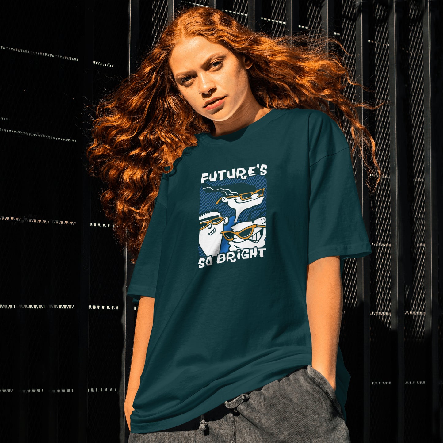 Future's Bright Oversized T-Shirt