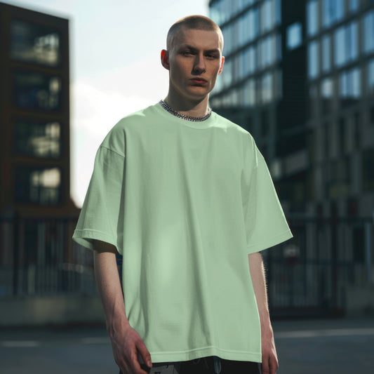 French Terry Solids Oversized Unisex T-Shirt